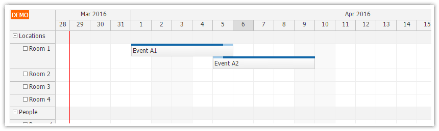 Exact Event Duration - Scheduler | DayPilot Documentation - Scheduling ...