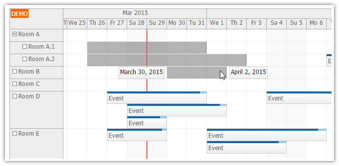 Time Range Multi-Selecting - Scheduler | DayPilot Documentation ...
